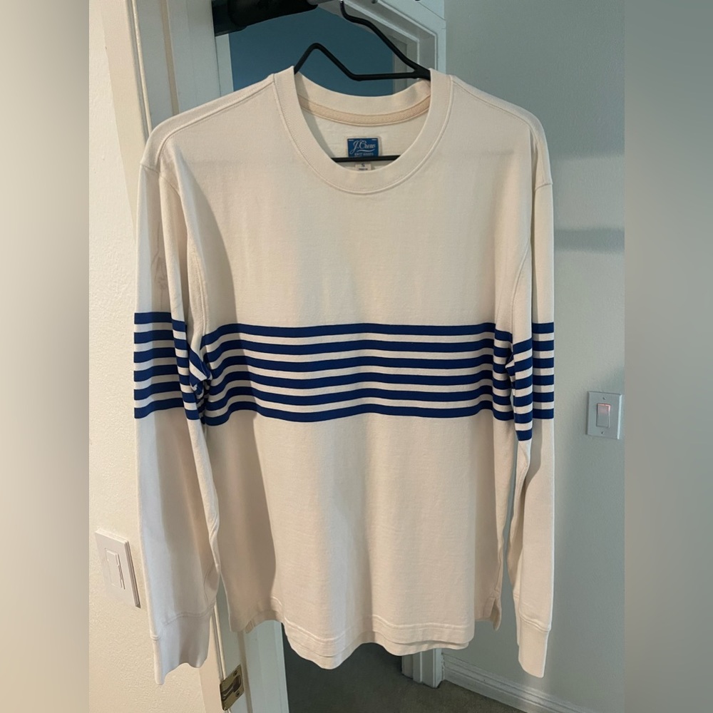 J.Crew Mens Striped Longsleeve Size S